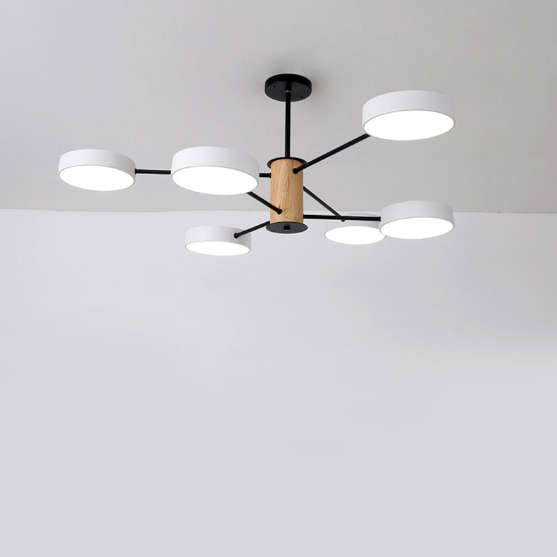 Éclairage de lustre ramifiant nordique LED de salon en acrylique LED Plafond