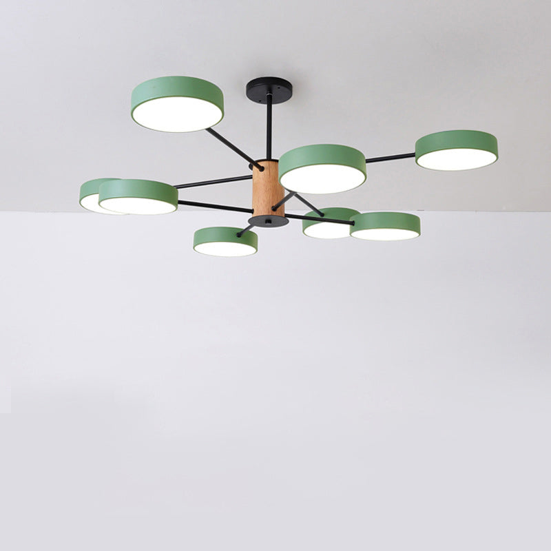 Éclairage de lustre ramifiant nordique LED de salon en acrylique LED Plafond