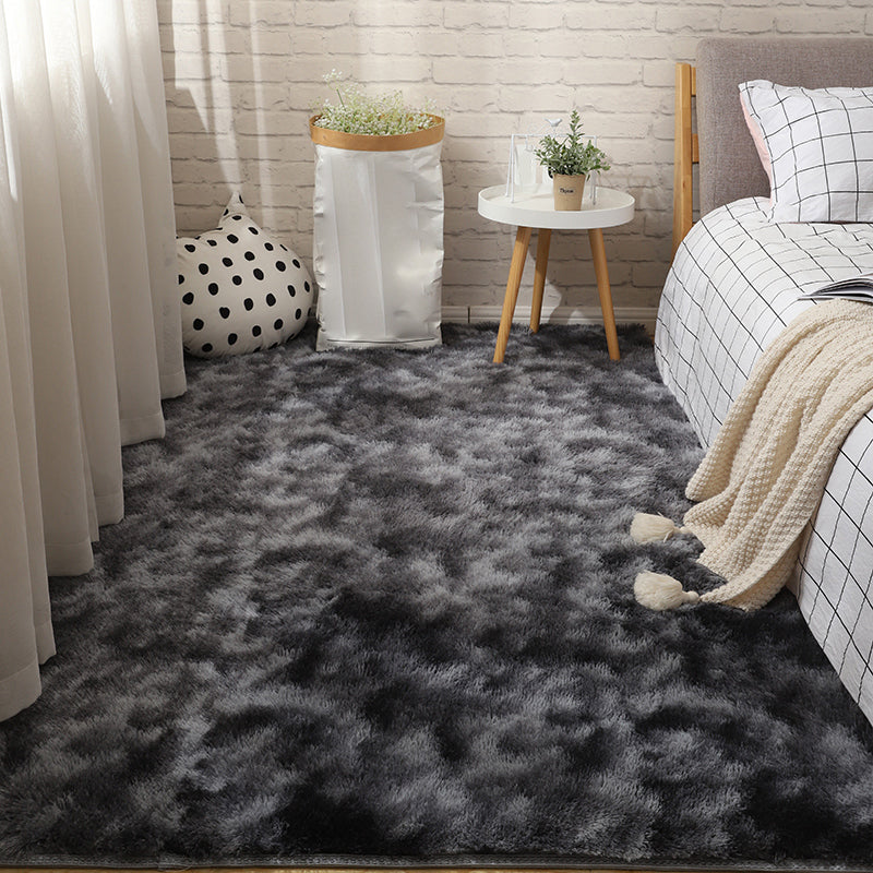 Entspannende Schlafzimmer Teppich Multi -farbige feste Farbe Innenteppich Haustierfreundlich Easy Care Waschanlage Teppich