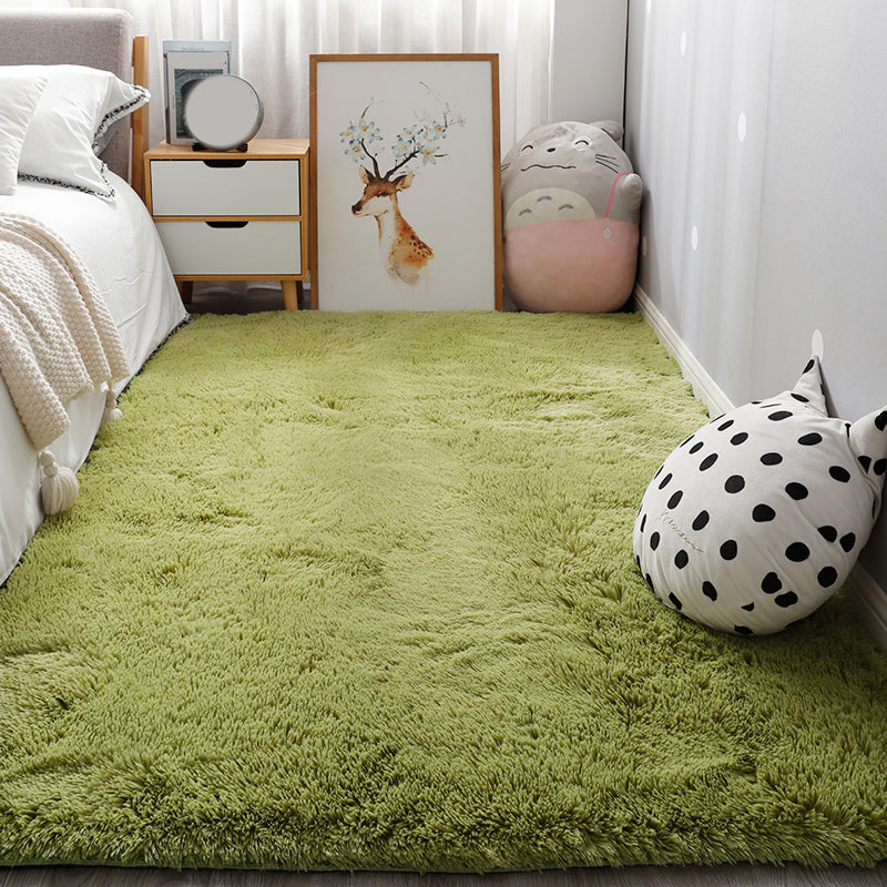 Entspannende Schlafzimmer Teppich Multi -farbige feste Farbe Innenteppich Haustierfreundlich Easy Care Waschanlage Teppich