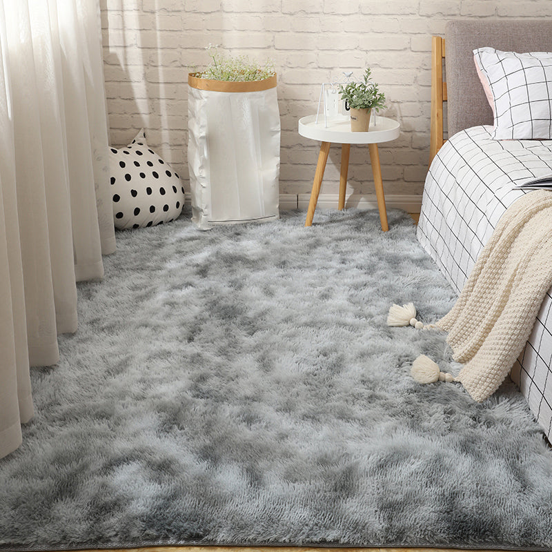 Entspannende Schlafzimmer Teppich Multi -farbige feste Farbe Innenteppich Haustierfreundlich Easy Care Waschanlage Teppich