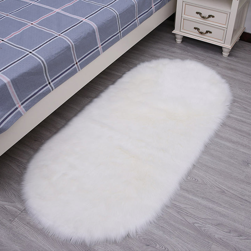 Novelty Bedroom Rug Multi Colored Solid Color Indoor Rug Polypropylene Pet Friendly Washable Easy Care Carpet