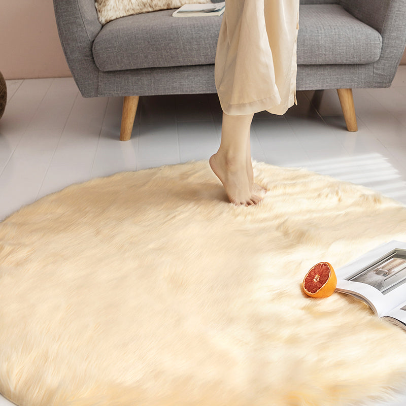 Entspannende Feste Farbe Teppich Mehrfachfarbener Polyster -Innenteppich Haustierfreundlich Easy Care Waschküche für Schlafzimmer