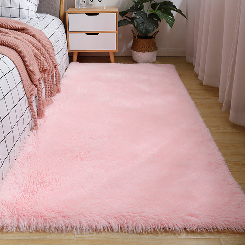 Mehrfarbiger, einfacher Teppich, einfarbiger Polypropylen-Teppich, rutschfeste Unterseite, haustierfreundlicher Innenteppich für Schlafzimmer