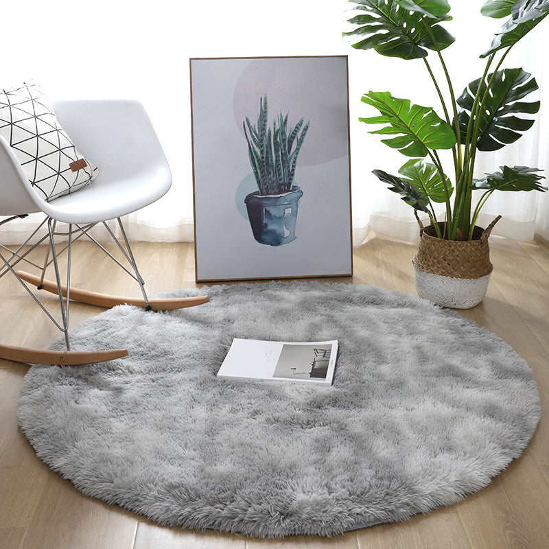 Casual Bedroom Rug Multi Colored Polyster Indoor Rug Non-Slip Backing Easy Care Washable Carpet