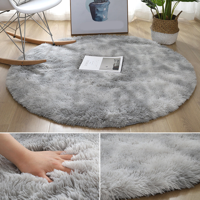 Casual Bedroom Rug Multi Colored Polyster Indoor Rug Non-Slip Backing Easy Care Washable Carpet