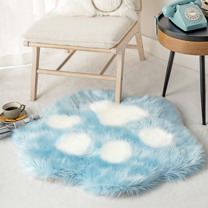 Tappeto stampato a forma di zampa tappeto anti-slip tappeto per la camera da pisolino