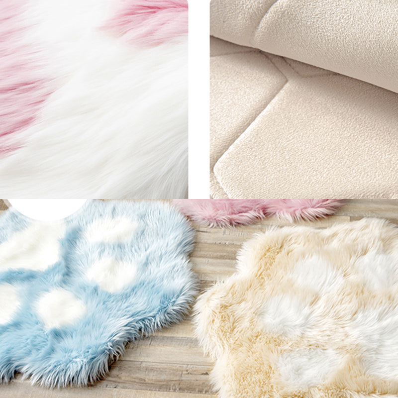 Tappeto stampato a forma di zampa tappeto anti-slip tappeto per la camera da pisolino