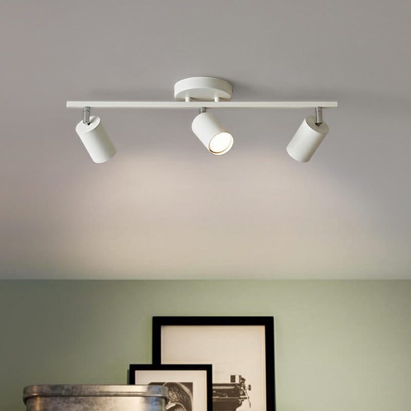 Metalen buis Spotlight Track Lamp Moderne semi-inbouw plafondlamp voor kledingwinkel