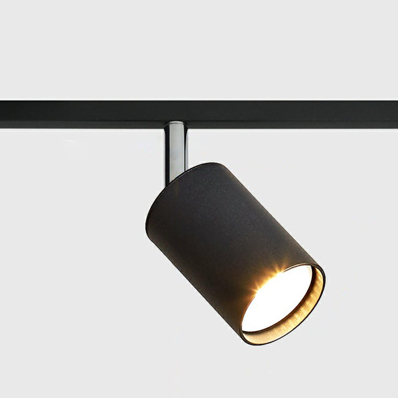 Metal Tube Spotlight Track Lamp Modern Semi Flush Mount Ceiling Light for Clothing Store