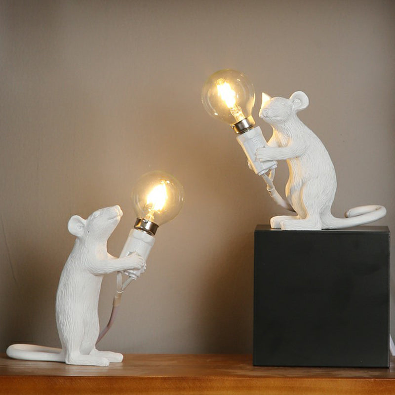Lampada da tavolo a forma di topo in stile per bambini Lampa
