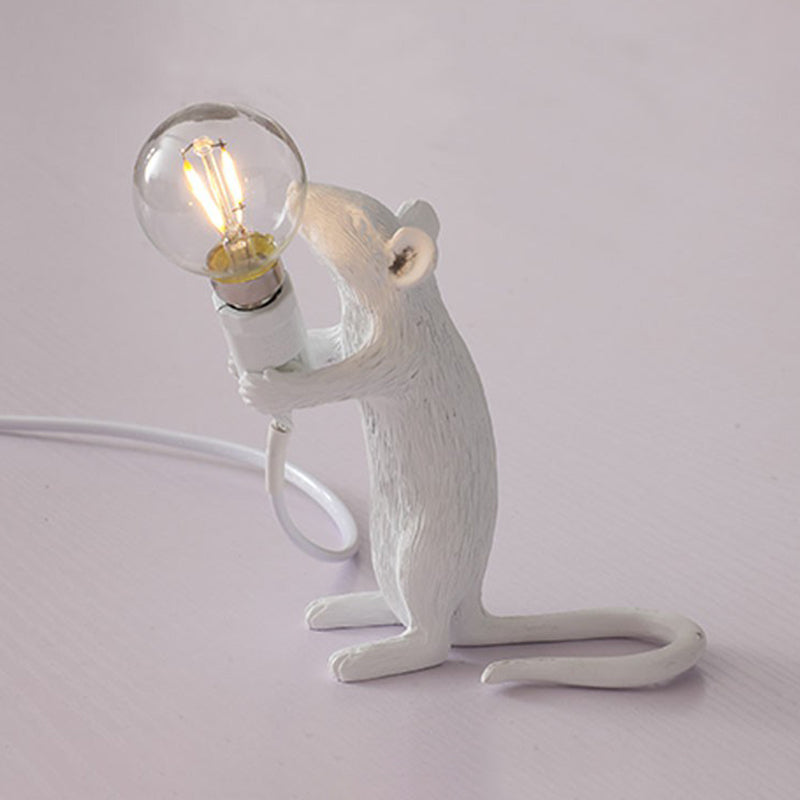 Lampada da tavolo a forma di topo in stile per bambini Lampa