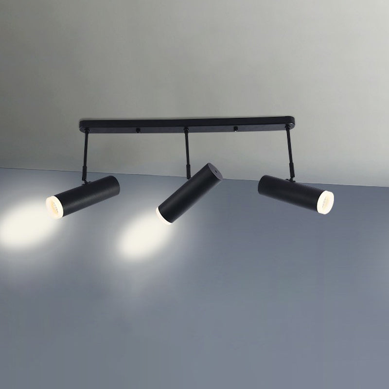 Luce a soffitto tubolare in metallo illuminazione a sospensione a LED moderna per soggiorno