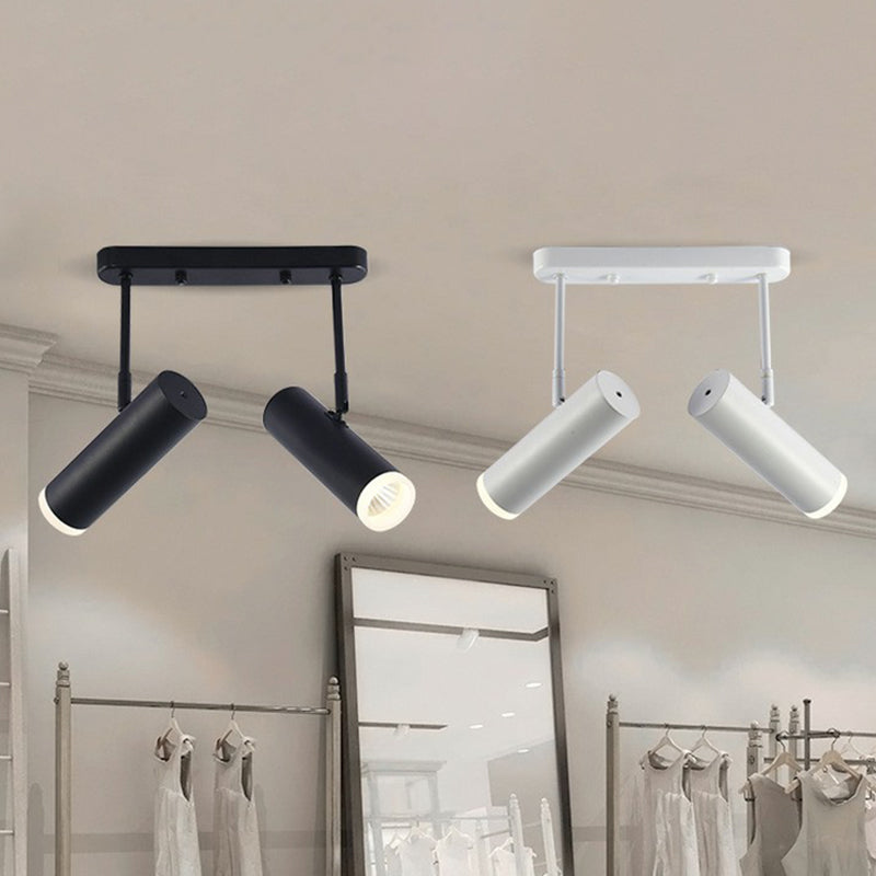 Luce a soffitto tubolare in metallo illuminazione a sospensione a LED moderna per soggiorno