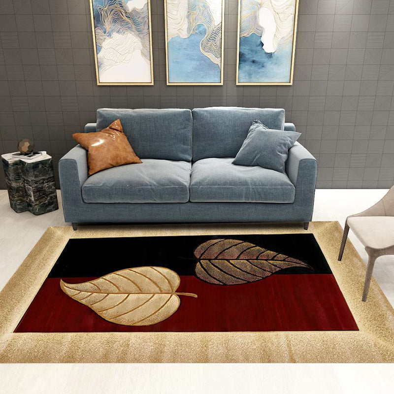 Tapis décoratif à domicile moderne Synthétique à imprimé multicole