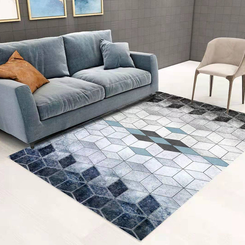 Tapis décoratif à domicile moderne Synthétique à imprimé multicole