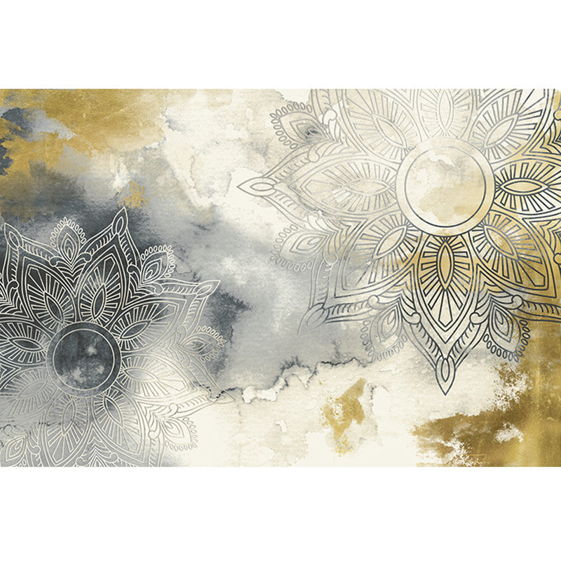 Simplicity Abstract Line Print Rug Multi Color Polypropylene Rug Anti-Slip Backing Stain Resistant Pet Friendly Area Carpet for Room