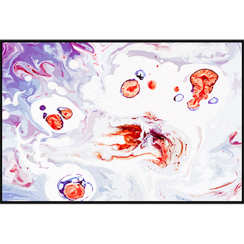 Dazzling Modern Rug Multicolor Abstract Print Rug Non-Slip Machine Washable Stain Resistant Rug for Drawing Room