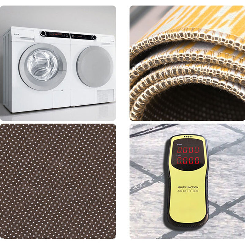 Simplicity Geometric Print Rug Multicolor Polypropylene Indoor Rug Stain Resistant Pet Friendly Anti-Slip Carpet for Home