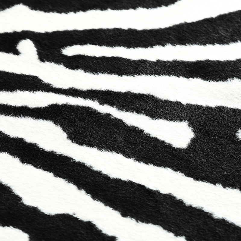 Unique Animal Skin Rug Multi Color Polyster Indoor Rug Easy Care Pet Friendly Area Carpet for Decoration
