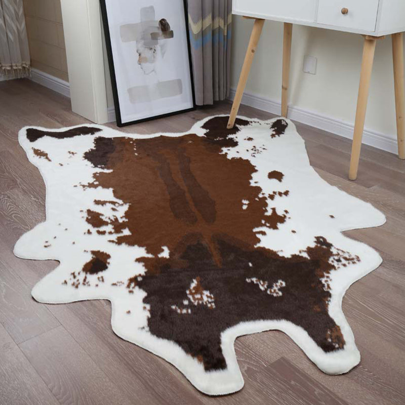 Novelty Shape Animal Rug Multi Colored Casual Area Carpet Polypropylene Easy Care Pet Friendly Area Rug for Room