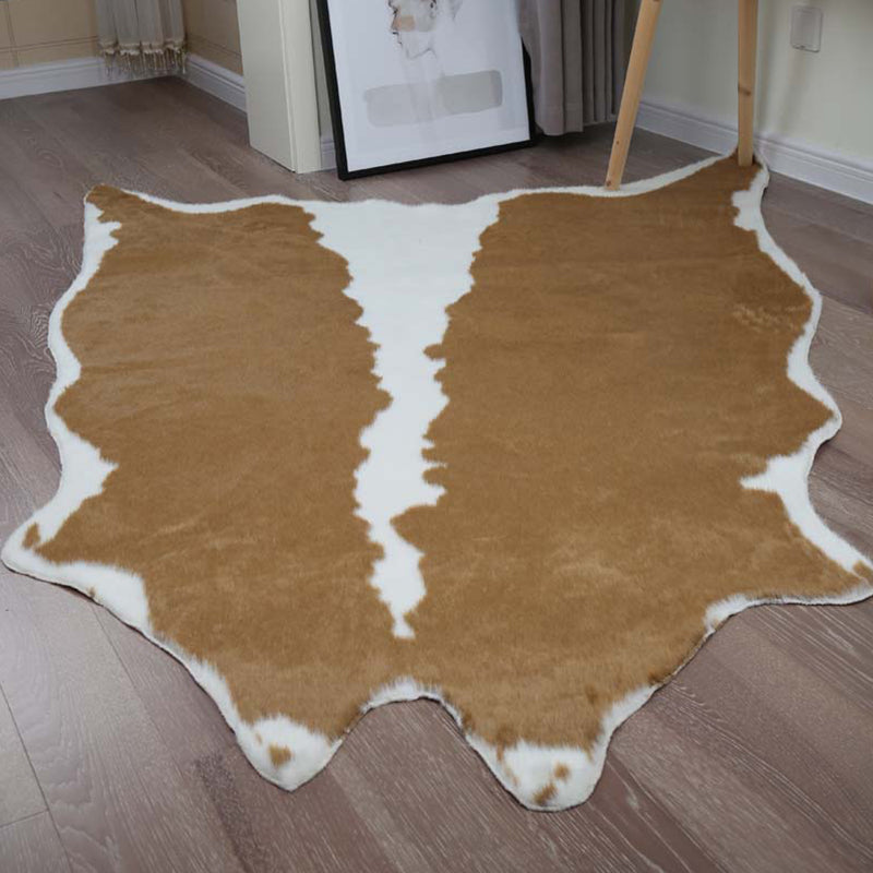 Novelty Shape Animal Rug Multi Colored Casual Area Carpet Polypropylene Easy Care Pet Friendly Area Rug for Room