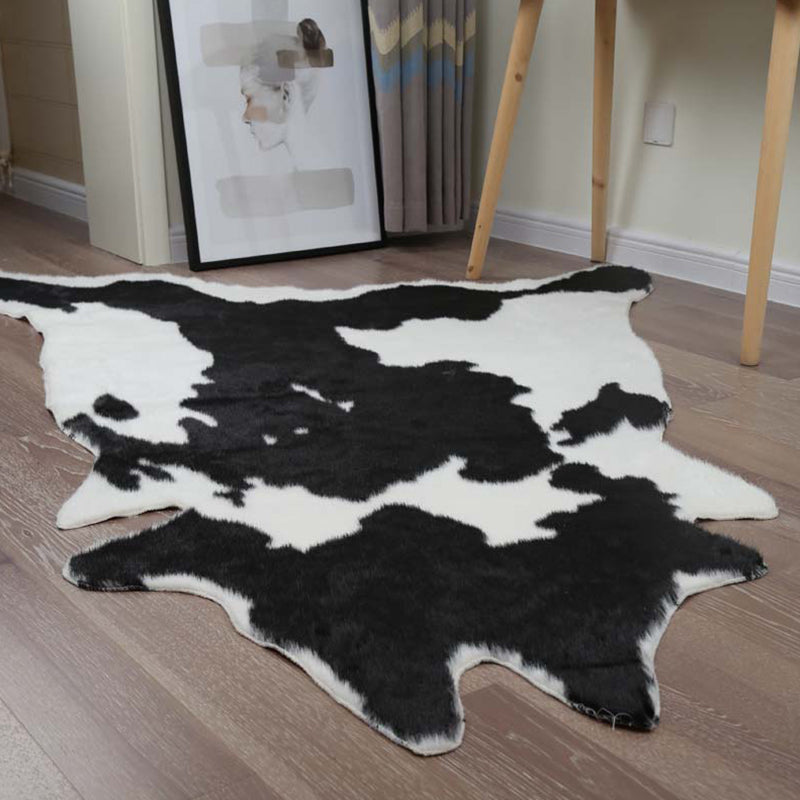 Novelty Shape Animal Rug Multi Colored Casual Area Carpet Polypropylene Easy Care Pet Friendly Area Rug for Room