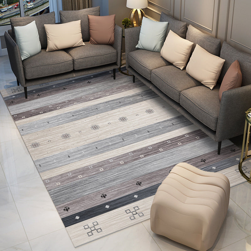 Minimalistisch woonkamertapijt Multi gekleurd geometrisch printgebied Tapijt Polypropyleen antislip achterkant Huisdiervriendelijk binnentapijt