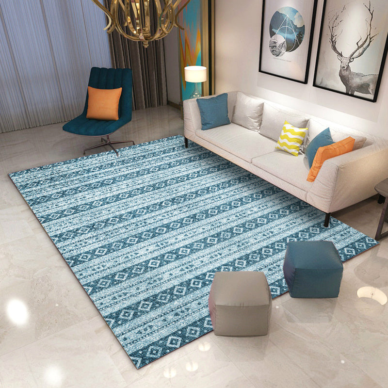 Minimalistisch woonkamertapijt Multi gekleurd geometrisch printgebied Tapijt Polypropyleen antislip achterkant Huisdiervriendelijk binnentapijt