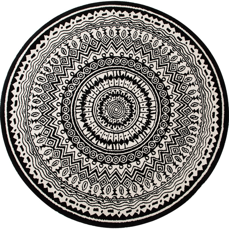 Ethnische Dekoration Teppich Multi-Farb Geometrisch gemustertem Innenteppich Haustierfreundlicher Flecken-resistent Easy Care Teppich