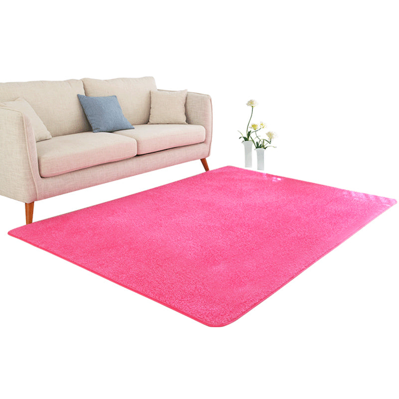 Semplice tappeto a colori solidi Missione di cotone multipla di cotone tappeto non slittata per animali domestici Friendly Easy Care Tappet per camera