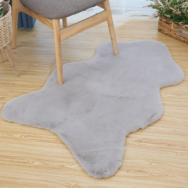 Tapis de décoration simple Multi couleur Couleur de couleur Couleur de tapis Coton Mélange de coton non glissant