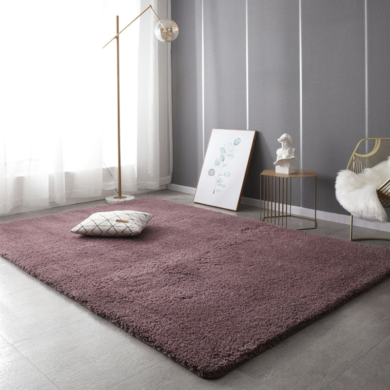 Nordic Solid Color Teppich Mulit gefärbte Baumwollmischfläche Teppich Anti-Rutsch-Backing Haustierfreundlicher Innenteppich für die Dekoration