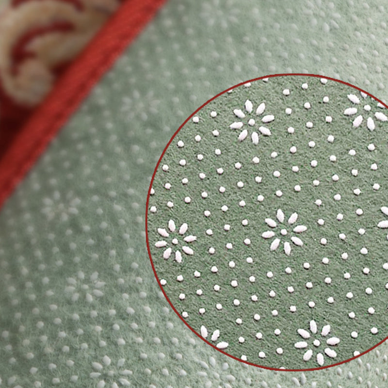 Retro geometrisch gemusterte Teppich mehrfarbig Polyster Indoor Teppich nicht rutschtierfreundlich Easy Care Area Teppich für Zuhause