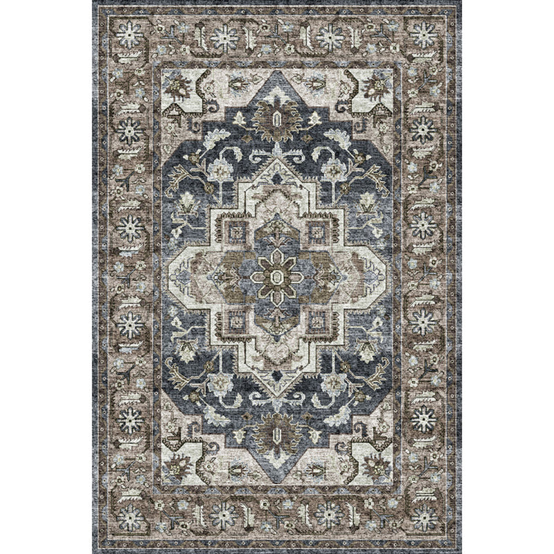 Shabby chic decoratietapijt Meerkleurig geometrisch bedrukt tapijt Antislip achterkant Huisdiervriendelijk wasbaar binnentapijt