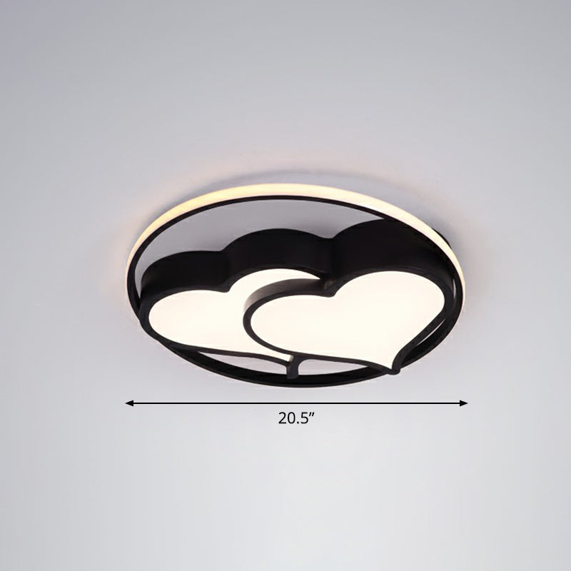 Ultrathin Bedroom Ceiling Mounted Fixture Acrylic Contemporary LED Flush Mount Lighting