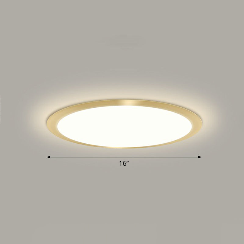 Flache LED Flush Mount Beleuchtung Minimalistische Acryl Deckenleuchte für Schlafzimmer