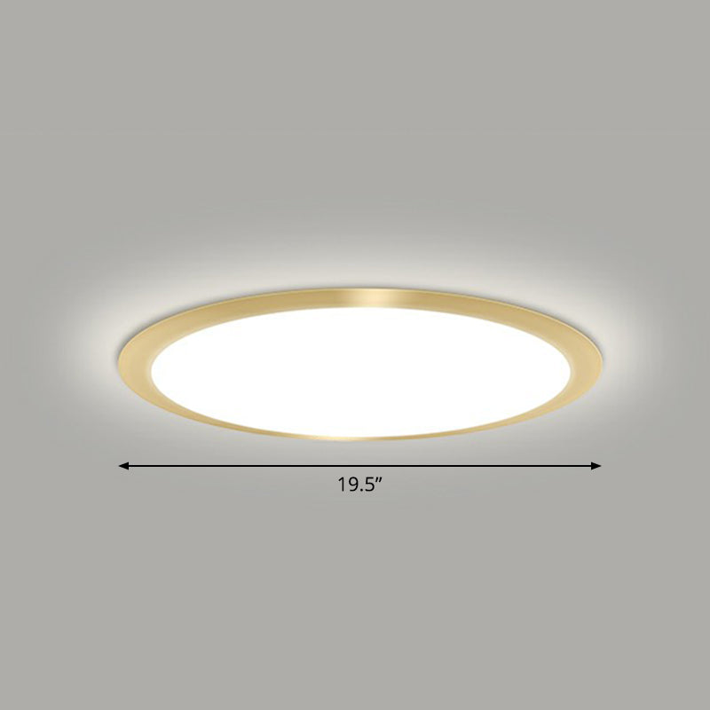 Flache LED Flush Mount Beleuchtung Minimalistische Acryl Deckenleuchte für Schlafzimmer
