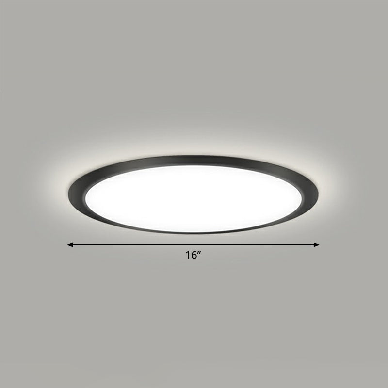 Flache LED Flush Mount Beleuchtung Minimalistische Acryl Deckenleuchte für Schlafzimmer