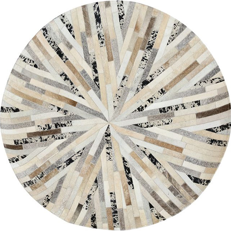 Scandinavian Living Room Rug Multi Colored Geo Printed Area Rug Non-Slip Backing Pet Friendly Indoor Rug