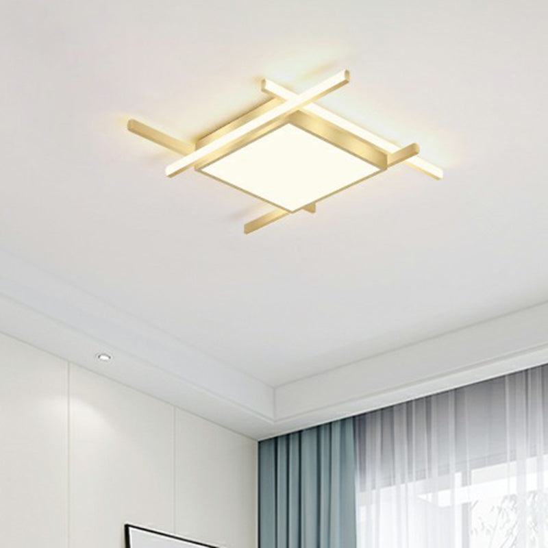 Minimalismo Cuadrado de montaje en el techo de montaje de techo de metal