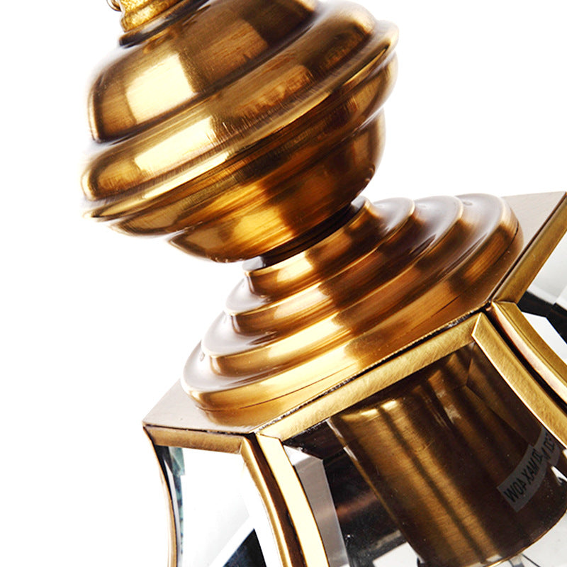 6 "/7,5" brede pot ophanging Pendant Koloniaal helder glas 1 lamp Hanglicht voor eetkamer