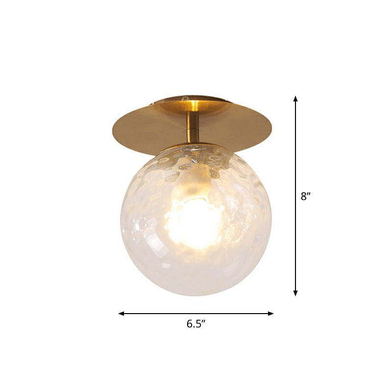 Einzelbalkon Decke Flush leichte postmoderne golden