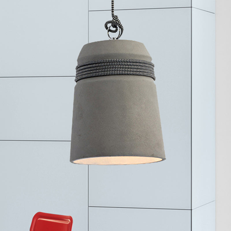 Black/Grey/Beige Finitura Sospensione Assunzione Sospensione Stile Industriale Cemento 1 Tavolo da pranzo Luce Luce a sospensione con corda