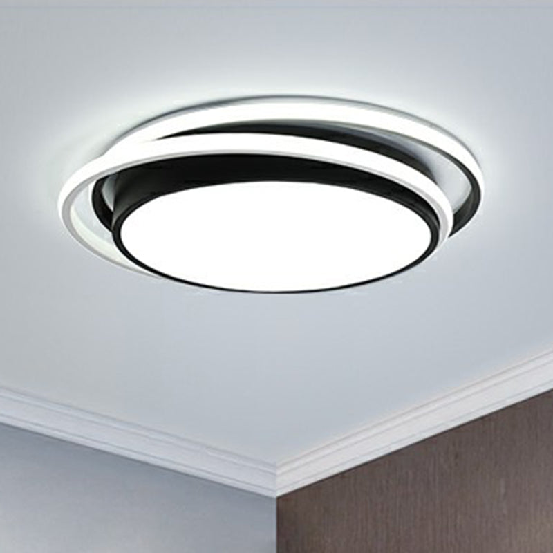 Noordse ronde LED-inbouwlamp acryl woonkamer inbouw plafondverlichtingsarmatuur