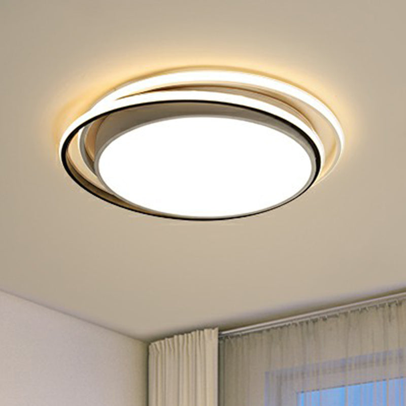 Noordse ronde LED-inbouwlamp acryl woonkamer inbouw plafondverlichtingsarmatuur
