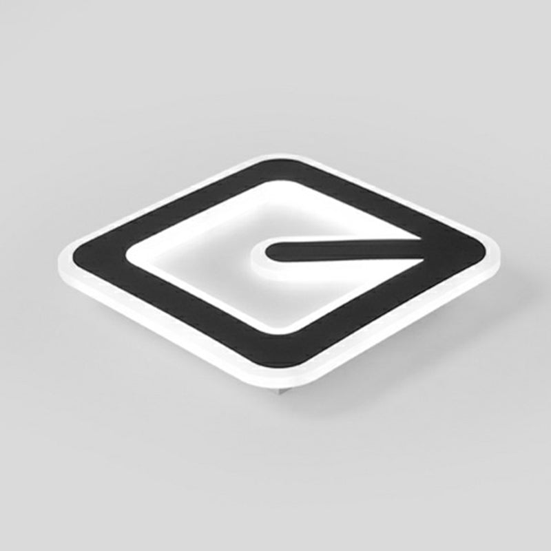 Klein Geometrisch Gevormde Plafond Flush Mount Nordic Metal Foyer LED Flush Mount Light