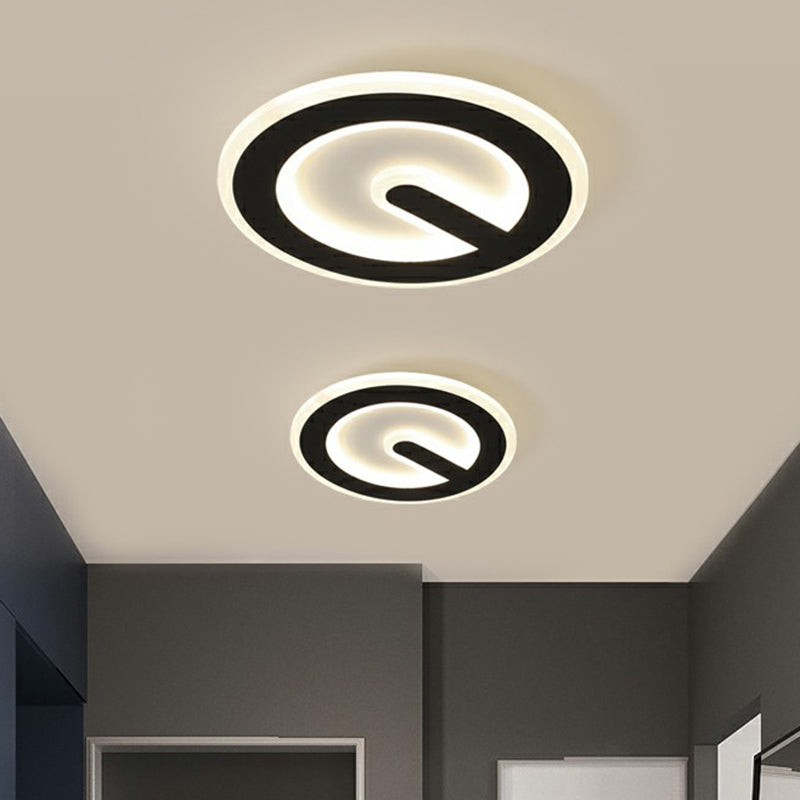 Klein Geometrisch Gevormde Plafond Flush Mount Nordic Metal Foyer LED Flush Mount Light