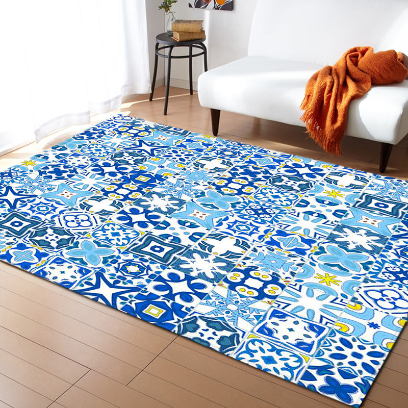 Tapis en brique de couleur marocaine Tapis d'intérieur synthétique Multi couleurs Tapis sans glissement de la zone amicale pour animaux de compagnie pour décoration