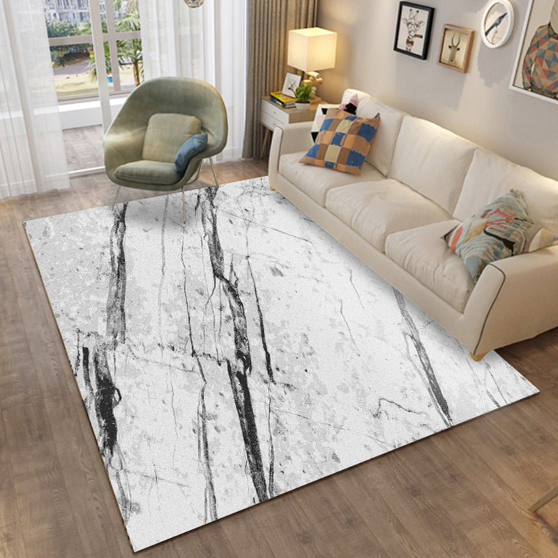 Contemporary Abstract Pattern Rug Multi-Color Polypropylene Indoor Rug Non-Slip Backing Pet Friendly Area Carpet for Room